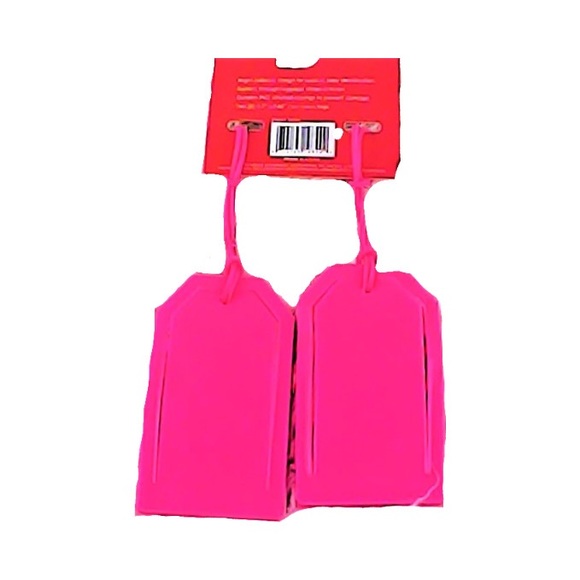 HOT PINK LUGGAGE TAG - Picture 2 of 2